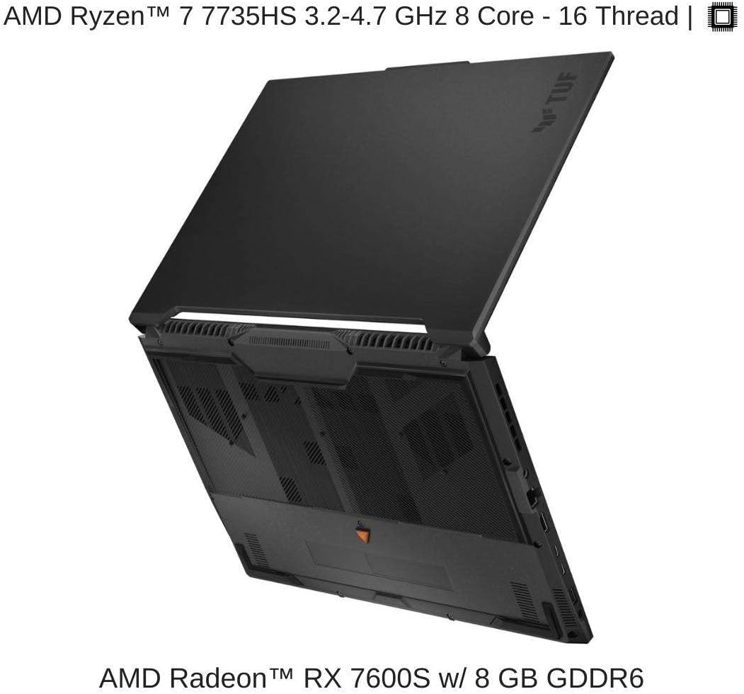 ASUS TUF A16 RYZEN 7 - 7735HS 16GB RAM 512GB SSD VIDEO 8GB Gaming 16" WUXGA