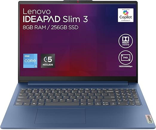 LENOVO IDEAPAD 3 SLIM I3-13VA TOUCH 15IRU8 8GB RAM 256GB SSD WIN