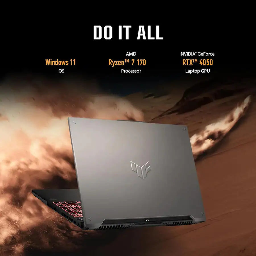 ASUS TUF A16 RYZEN 7 170 16GB RAM 512GB SSD RTX 4050 15,6"