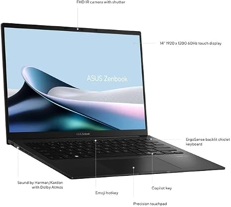 ASUS ZENBOOK RYZEN 7 8840HS 16GB RAM 512GB SSD 14"