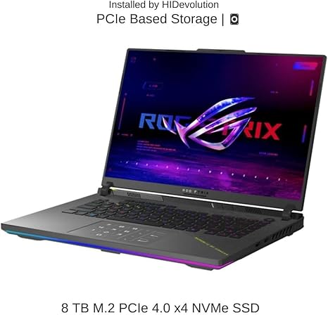 ASUS ROG STRIX G16 RYZEN 9 8940HX 32GB RAM 1TB SSD RTX 5070TI 16 "