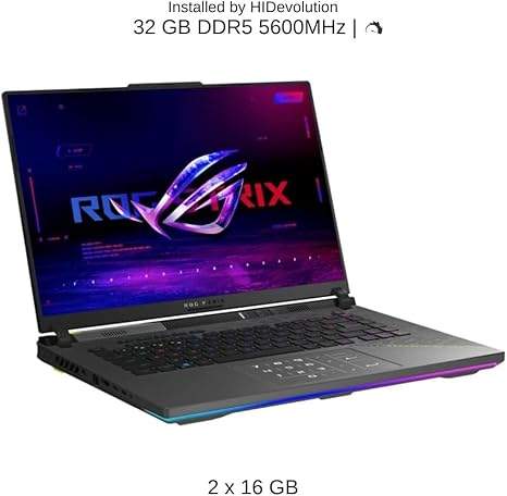 ASUS ROG STRIX G16 RYZEN 9 8940HX 32GB RAM 1TB SSD RTX 5070TI 16 "