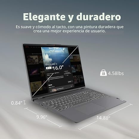 LENOVO IDEAPAD 5 2 EN 1 CORE ULTRA 7 255U 32GB RAM 1TB SSD 16"