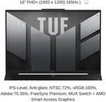 ASUS TUF A16 RYZEN 7 - 7700HS 16GB RAM 512GB SSD VIDEO 8GB Gaming 16"