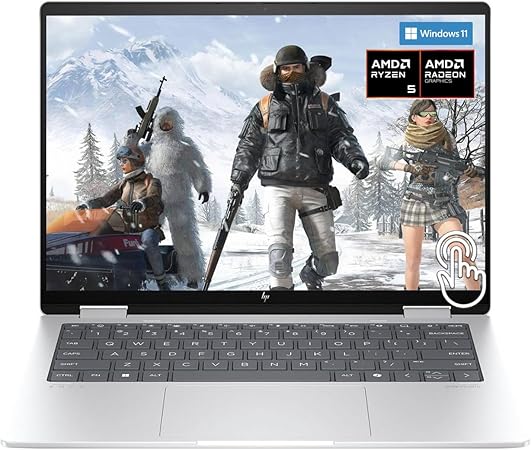 HP ENVY RYZEN 5-8000HS 16GB RAM 512GB SSD  X360 14 