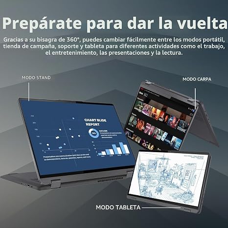 LENOVO IDEAPAD 5 2 EN 1 CORE ULTRA 7 255U 32GB RAM 1TB SSD 16"