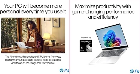 HP OMNIBOOK SNAPDRAGON XPLUS - 16GB RAM 512Gb SSD 14"
