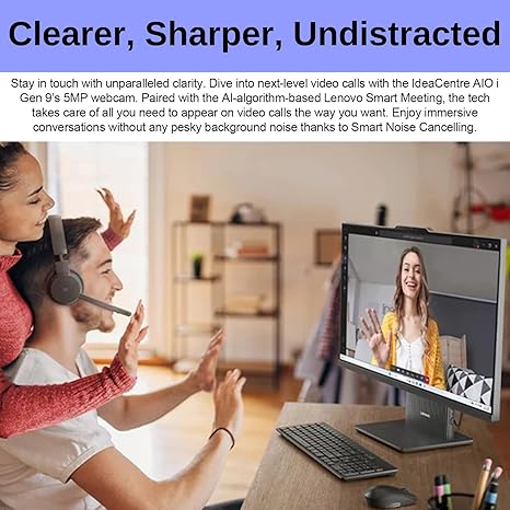 LENOVO IDEACENTRE RYZEN 5 8000 HS 16GB RAM 1TBSSD 27"