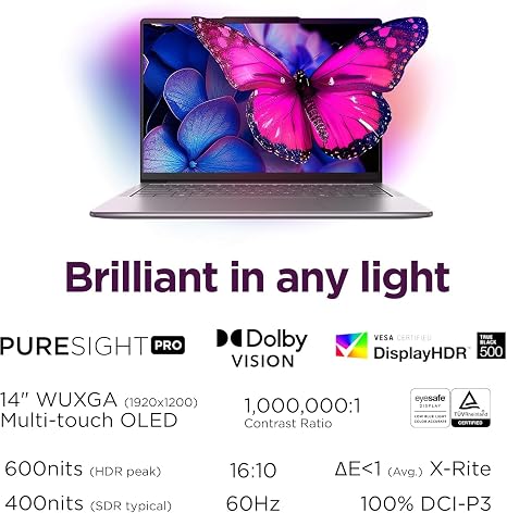 LENOVO SLIM 7 AURA ULTRA 7 258V 32GB RAM 1TB SSD TOUCH 14"