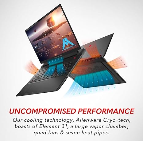DELL ALIENWARE M16 R1 RYZEN 9 -7000HX 32GB RAM 1TB SSD RTX 4080 - 16"