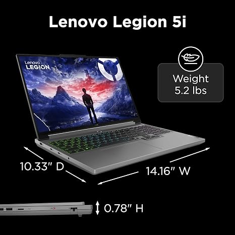 LENOVO LEGION 5 I7 14VA 32GB RAM 512GB SSD RTX 4070 16"
