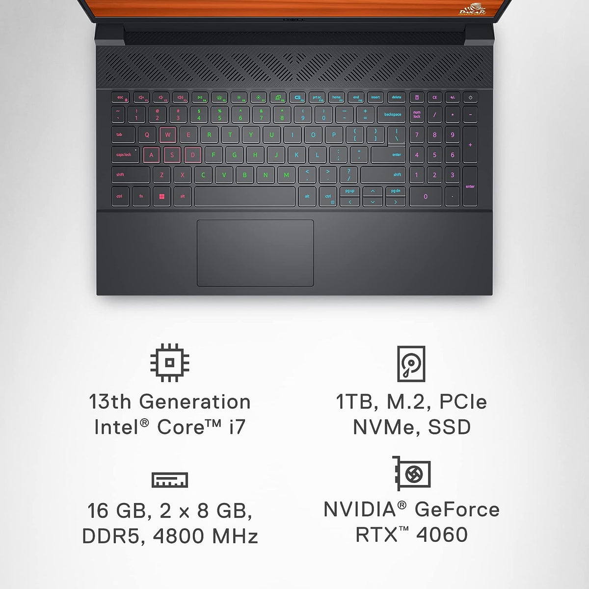 DELL G15 5530 I7-13VA 32GB RAM 1TB SSD RTX 4050 GAMING 15.6''