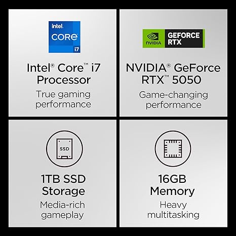LENOVO LOQ I7 13VA 16GB DE RAM 1TB SSD RTX 5050 15,6"