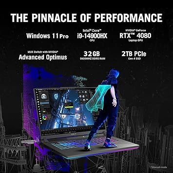 ASUS ROG STRIX G18 I9-14VA 16GB RAM 1TB SSD RTX 4060 - 18