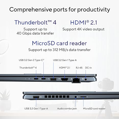 ASUS VIVOBOOK PRO 16 I9-13VA 32GB RAM 1TB SSD RTX 4060 GAMING - 16"
