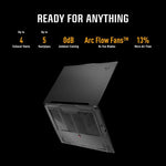 ASUS TUF DASH I7-12VA, 16 GB RAM, 1 TB SSD, NVIDIA RTX 4070 de 8 Gb, 15.6"