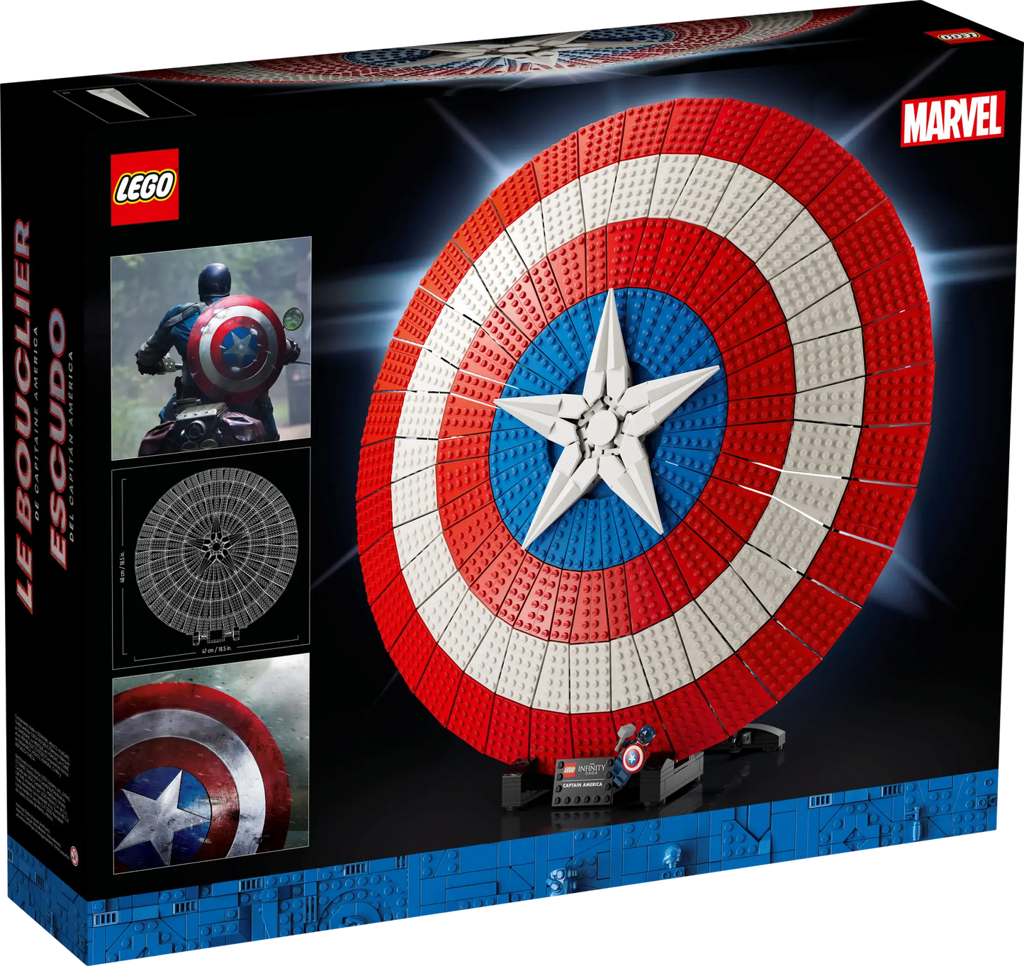 Escudo del Capitán América LEGO 76262