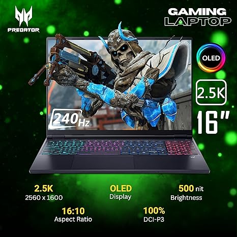 ACER PREDATOR HELIOS NEO ULTRA 9 32 GB RAM 1TB SSD RTX 5060 16"