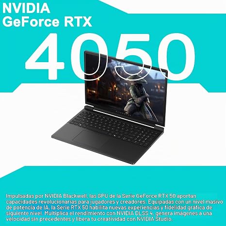 DELL ALIENWARE 15 RYZEN 5 220 16GB RAM 512GB SSD RTX 4050 15,3"