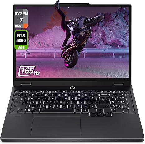 LENOVO LEGION 5  RYZEN 7- 260W 16GB RAM 512Gb SSD RTX 5060 15,6 "