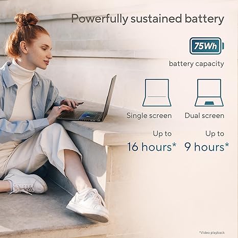 ASUS ZENBOOK DUO ULTRA 9 185H 16GB RAM 1TB SSD 14"