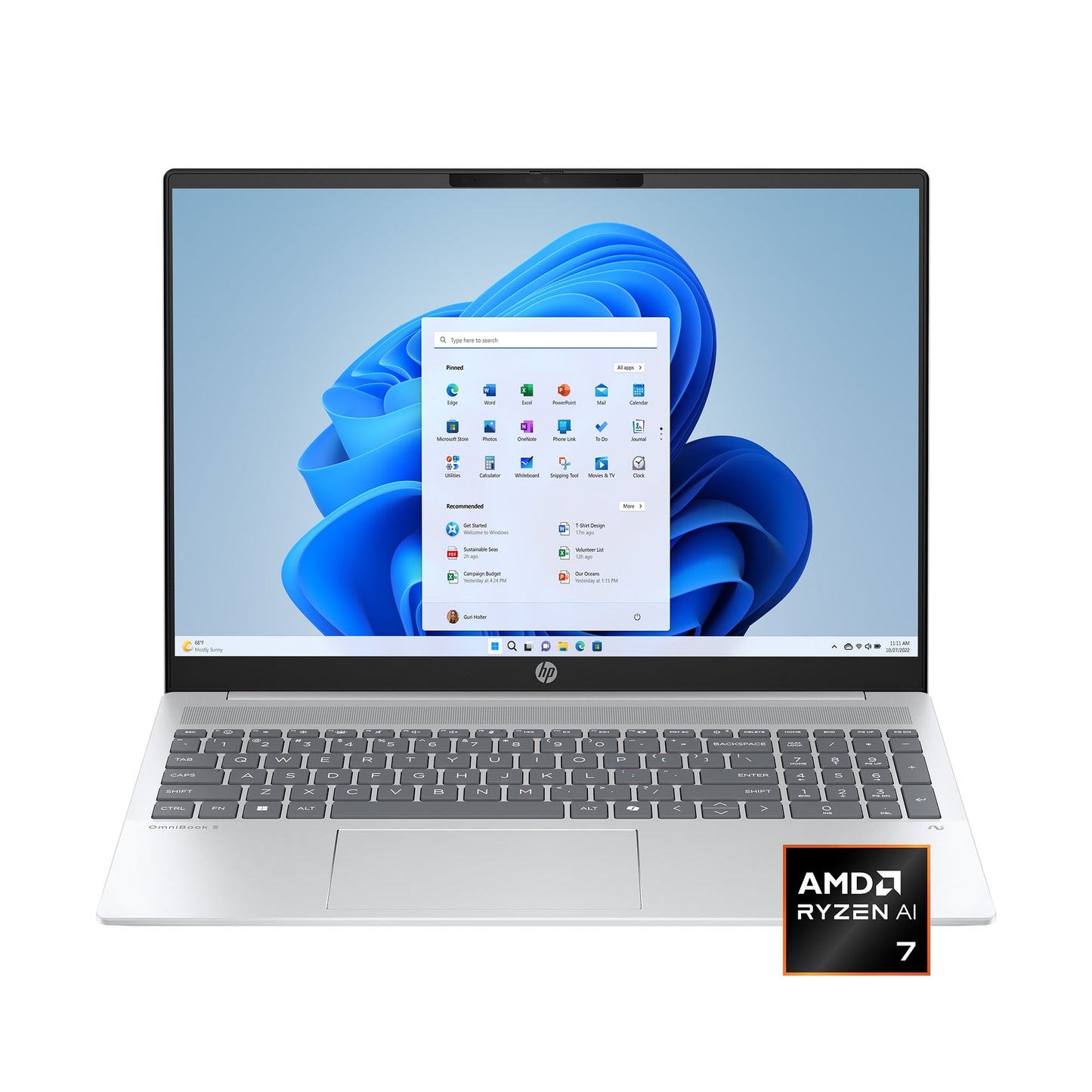 HP omnibook 5, Ryzen 7 AI 350, 512GB SSD, 16Gb RAM, 16''