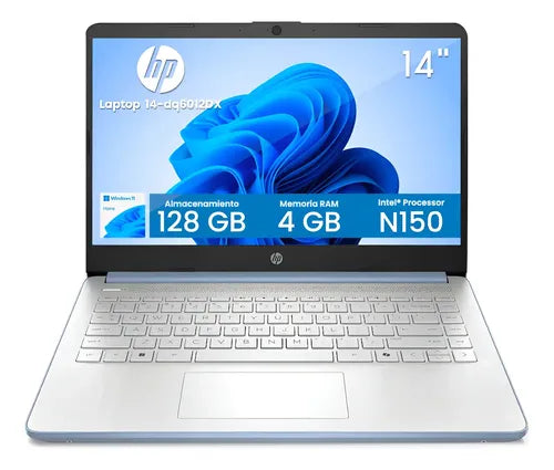 HP 14 N150 4GB RAM 128GB SSD 14"