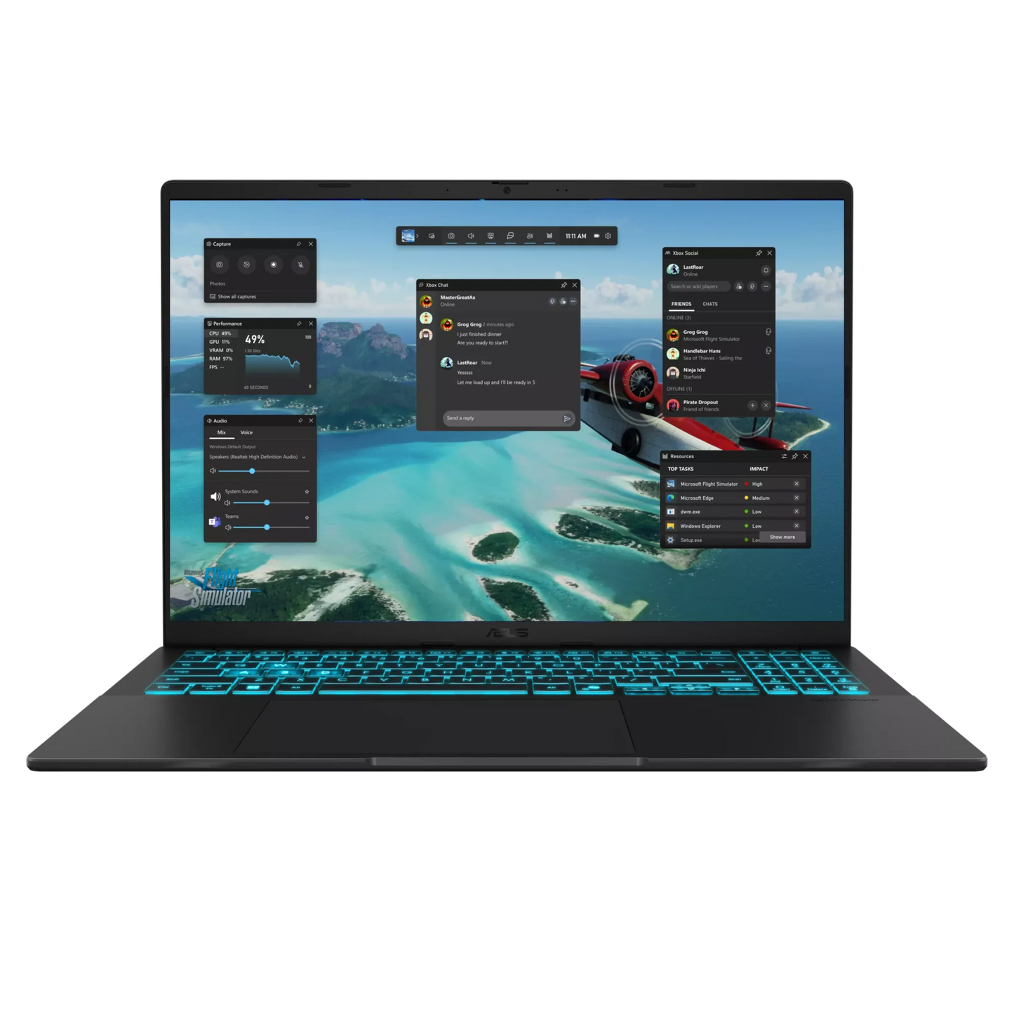 ASUS V16 CORE 7 16GB RAM 1TB SSD RTX 5070 16"