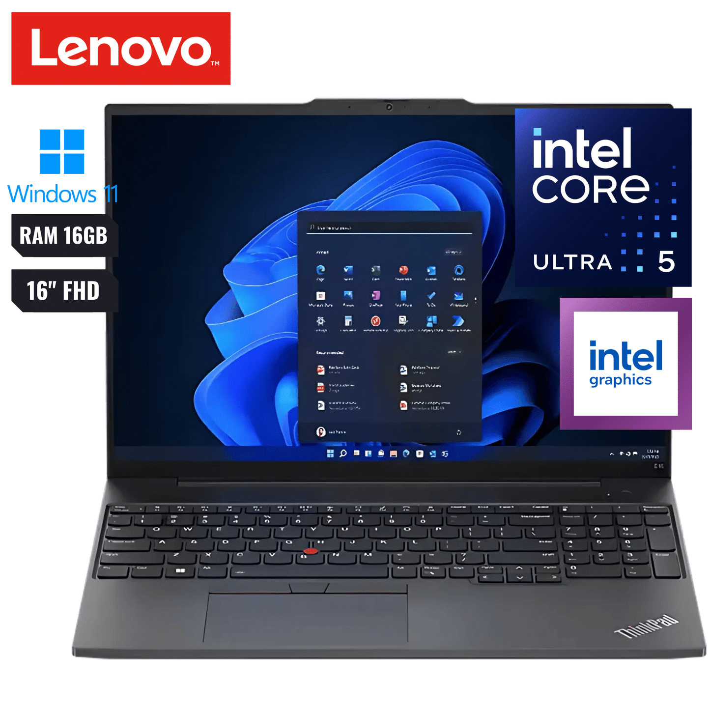 LENOVO THINKPAD E16 G1 - ULTRA 5 125U 16GB RAM 512GB SSD 16"