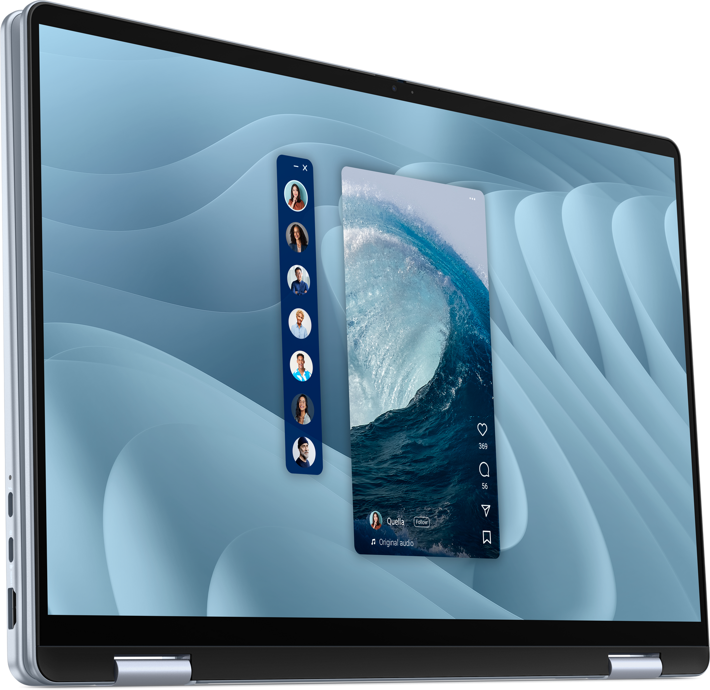Dell 16 Plus 2 en 1, Ultra 7 256V, 16GB, 1TB, Táctil