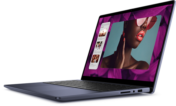 Dell 7445, 16GB RAM, 512GB, Ryzen 5 8640HS, 14'' Tactil X360