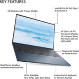 DELL INSPIRON 7610 PLUS, CORE I7-11VA GENE, 16GB RAM, 512GB SSD, PANTALLA 3K, HUELLA DIGITAL, 16¨ PULGADAS